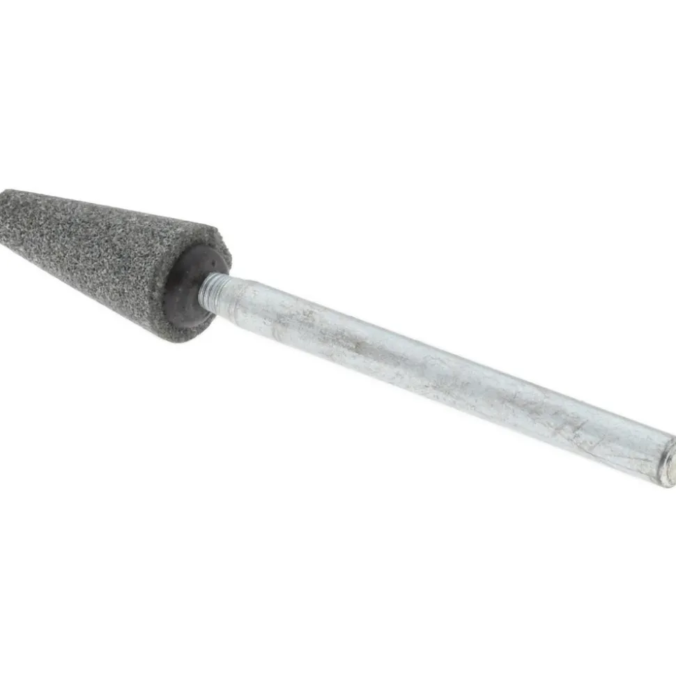 Mounted Point: 5/8" Thick, 1/8" Shank Dia, B53, 120 Grit, Fine
