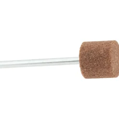Mounted Point: 1/2" Thick, 1/8" Shank Dia, W185, 60 Grit, Medium