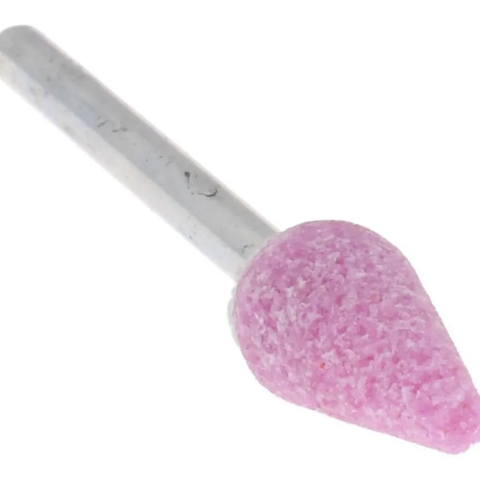 Mounted Point: 5/8" Thick, 1/8" Shank Dia, B53, 60 Grit, Medium