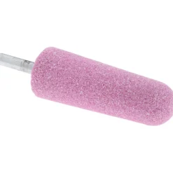 Mounted Point: 2-3/4" Thick, 1/4" Shank Dia, A3, 60 Grit, Medium