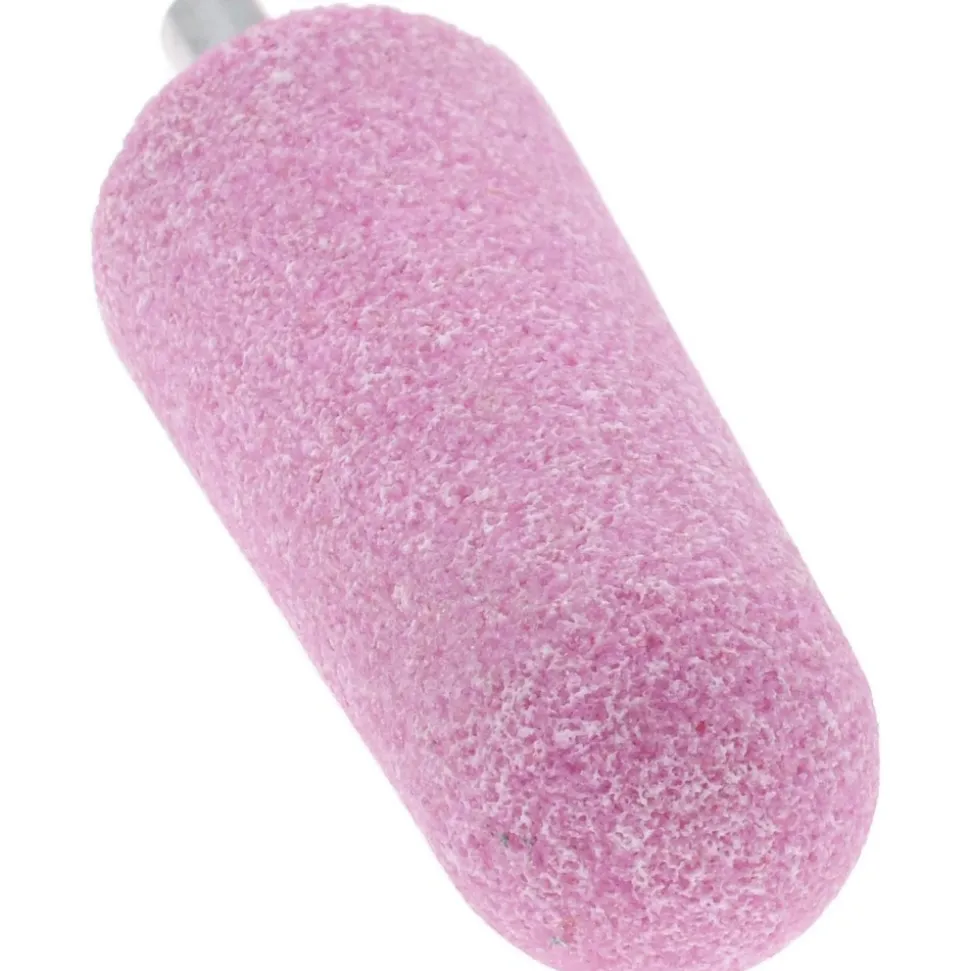 Mounted Point: 2-3/4" Thick, 1/4" Shank Dia, A3, 60 Grit, Medium