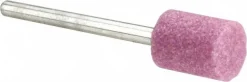 Mounted Point: 1/2" Thick, 1/8" Shank Dia, W176, 60 Grit, Medium