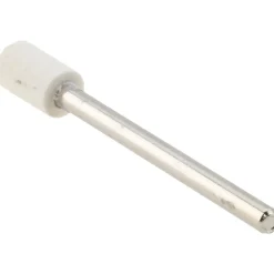 Mounted Polishing Bob: Cylinder Shape, 1/4" Max Dia, 1/8" Shank Dia, Wool Felt