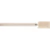 Mounted Polishing Bob: Cylinder Shape, 1/4" Max Dia, 1/8" Shank Dia, Wool Felt