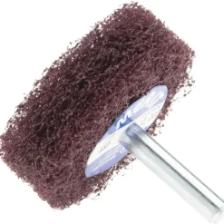 Mounted Scrubber Buffing Wheel: 2" Dia, 1/4" Shank Dia