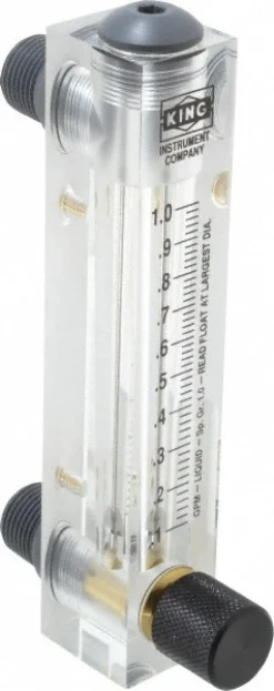 1/2" M Port Block Style Panel Mount Flowmeter