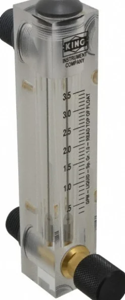1/2" M Port Block Style Panel Mount Flowmeter