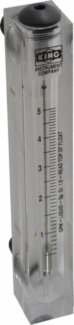 1/2" M Port Block Style Panel Mount Flowmeter