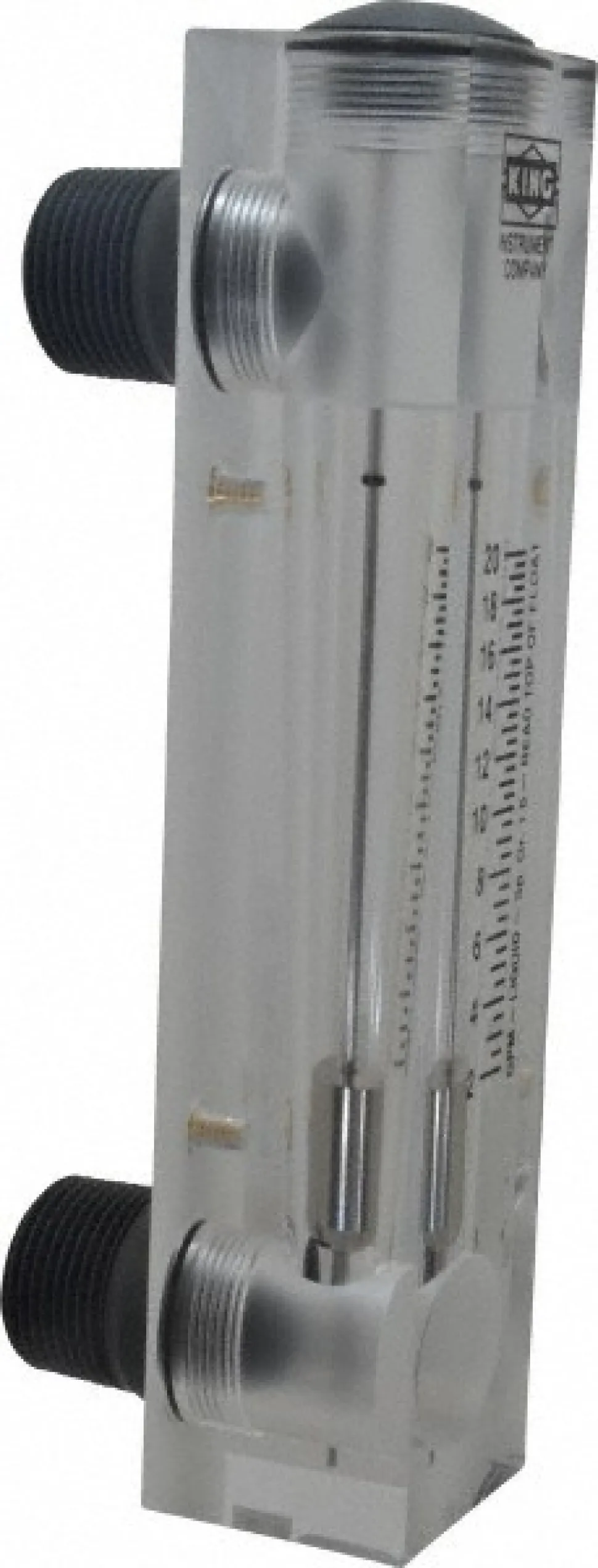 1" M Port Block Style Panel Mount Flowmeter