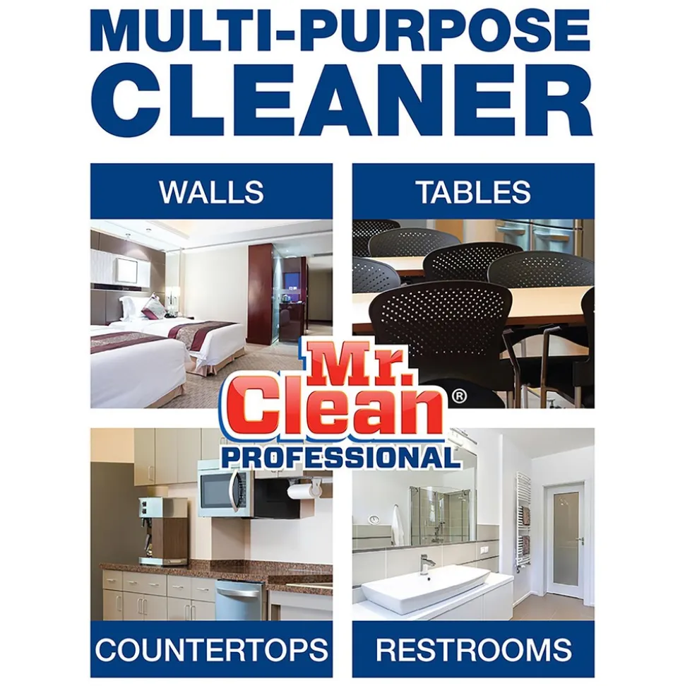 Mr. Clean Professional Finished Floor Cleaner, 1 gal, 3/Case