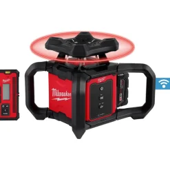 M18™ Red Exterior Rotary Laser Level Kit with Receiver, Tripod, & Grade Rod