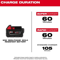 M18™ REDLITHIUM™ XC5.0 Extended Capacity Battery, 2-Pack