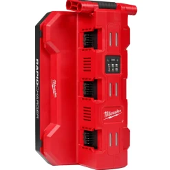 M18™ Six Bay Daisy Chain Rapid Charger w/ PACKOUT™ Compatibility