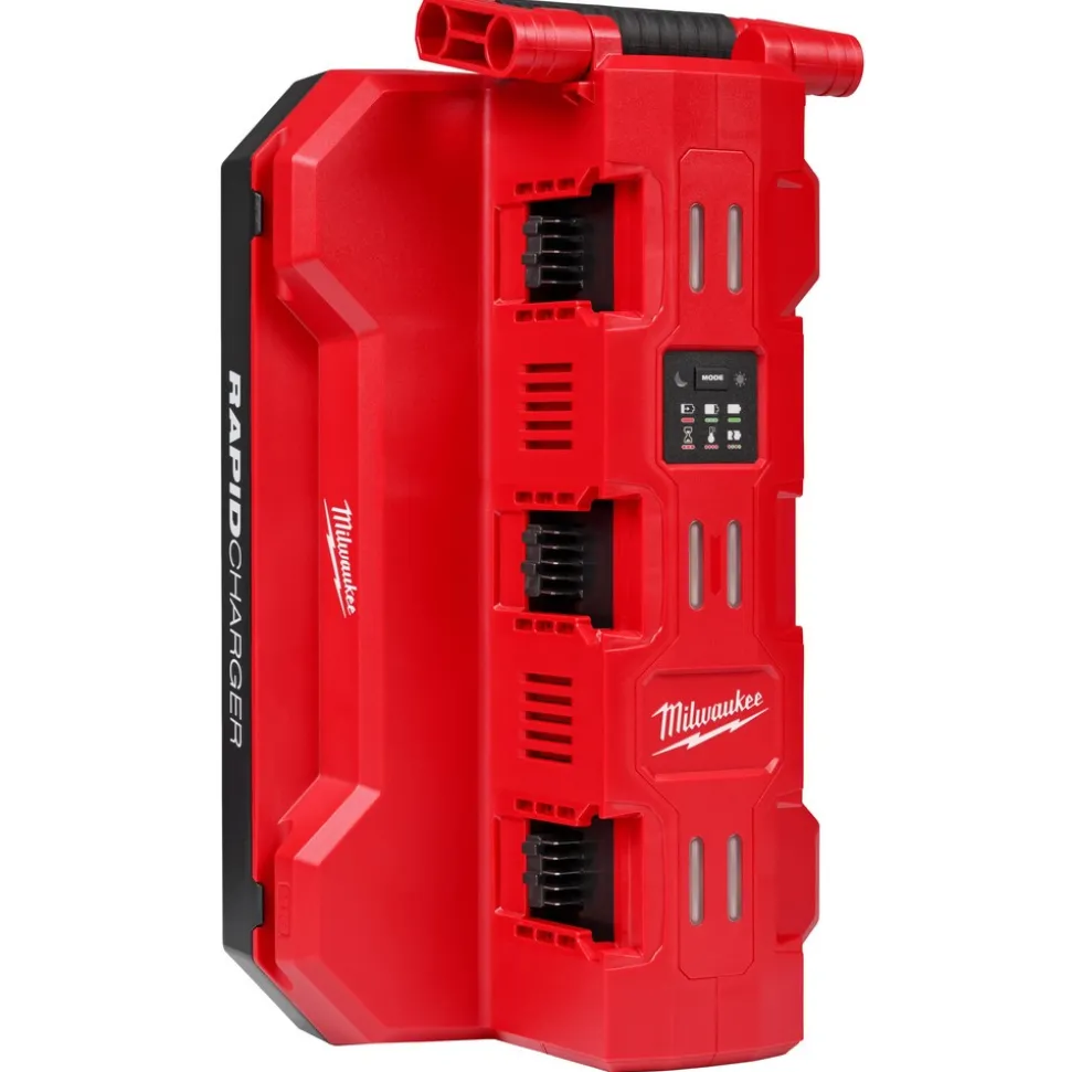 M18™ Six Bay Daisy Chain Rapid Charger w/ PACKOUT™ Compatibility