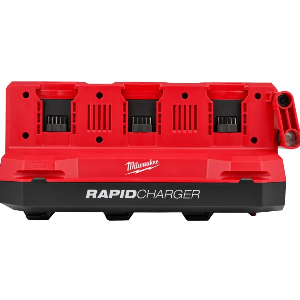 M18™ Six Bay Daisy Chain Rapid Charger w/ PACKOUT™ Compatibility