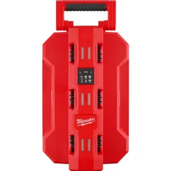 M18™ Six Bay Daisy Chain Rapid Charger w/ PACKOUT™ Compatibility