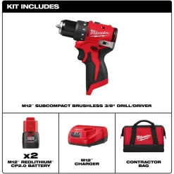 M12™ Subcompact Brushless 3/8