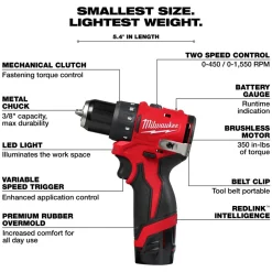 M12™ Subcompact Brushless 3/8