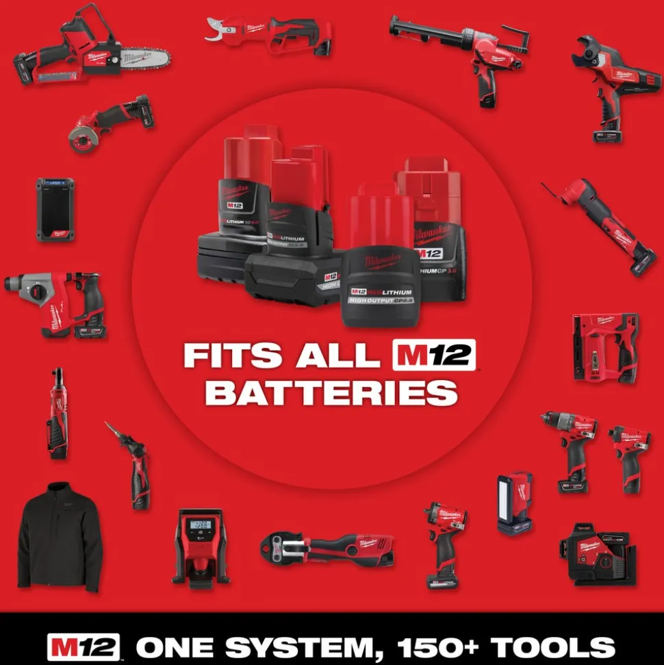 M12™ Subcompact Brushless 3/8" Drill/Driver Kit