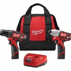 M12™ 2-Tool Combo Kit: 3/8” Drill/Driver & 1/4" Hex Impact Driver