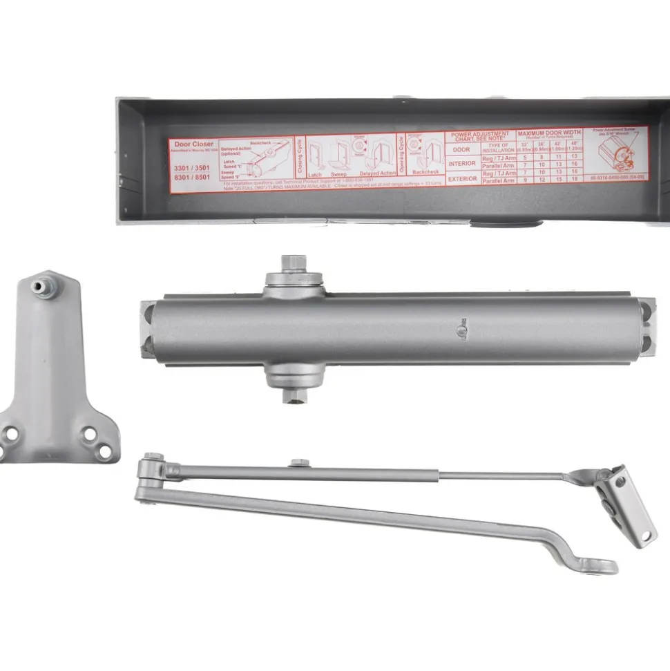 8501 Multi-Sized Door Closer Damper: 250 lb Load Capacity