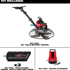 MX FUELâ„¢ 36" Walk-Behind Trowel Kit