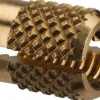 M4x0.70 Metric Coarse Brass Flush Press Fit Threaded Insert for Plastic