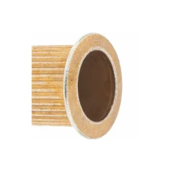 M6x1.00, 9.91mm Insert Dia, 14.73mm OAL, Knurled Body Open End Threaded Insert