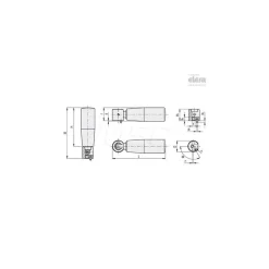 M4x0.7 Stem, Revolving (Folding) Handwheel & Machine Handle