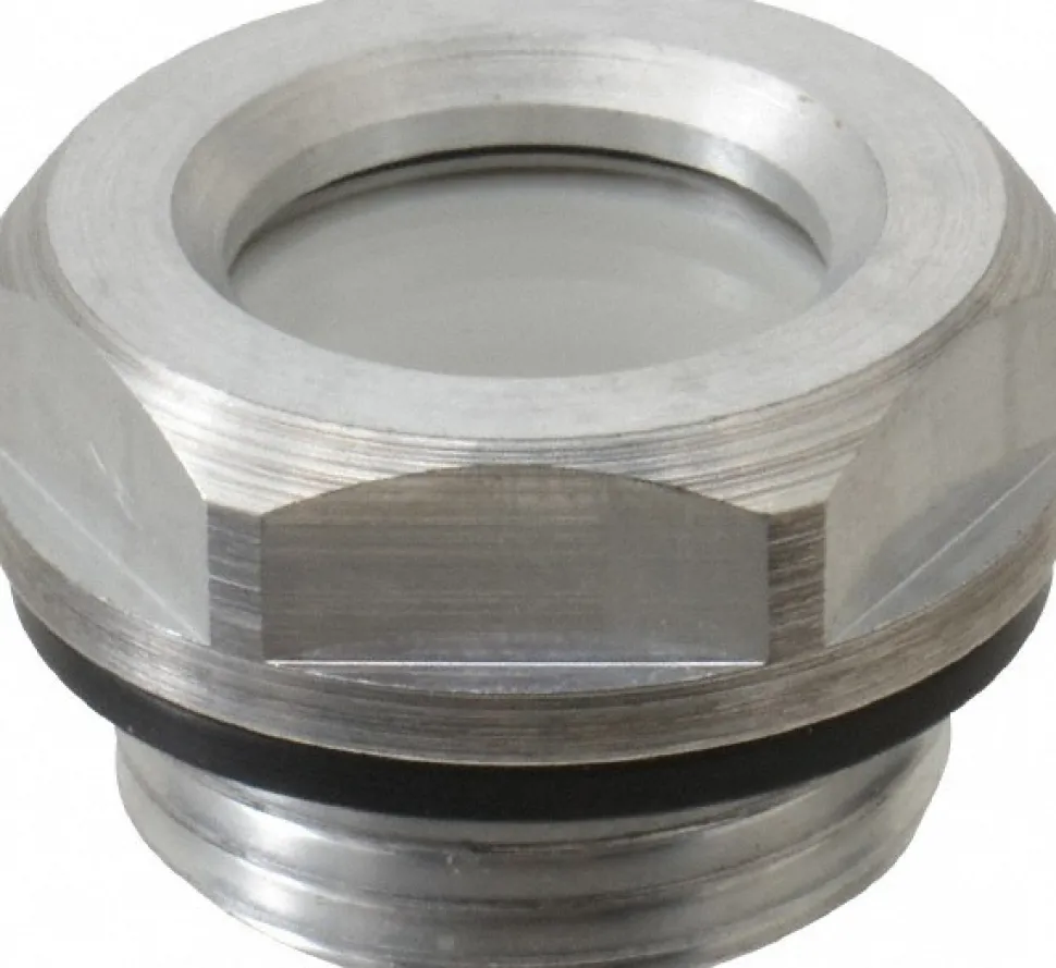 M20x1.5 Thread, 23mm Distance Across Flats, Aluminum Oil Level Sight Glasses