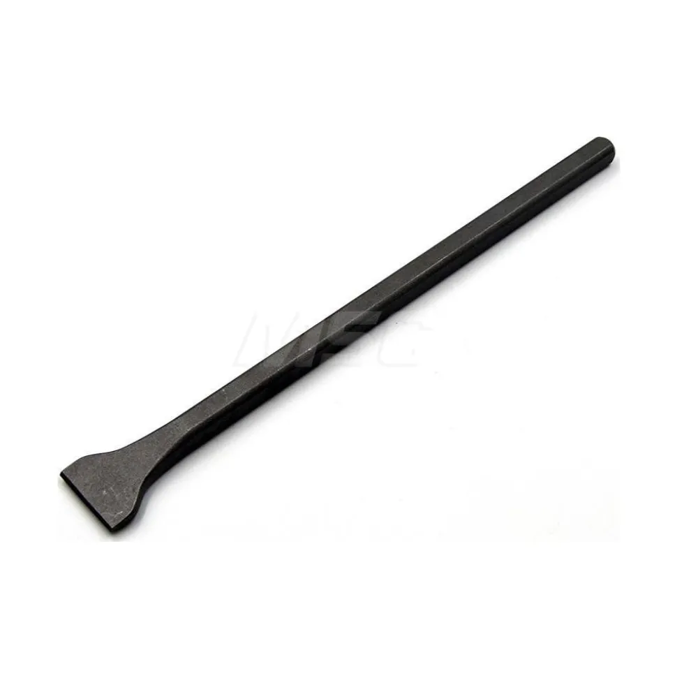 Needle Scaler: Scaling, 1-3/8" Head Width, 12" OAL, 1/2" Square Shank