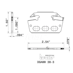Neutral Indexable Cutoff Blade