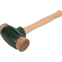 Non-Marring Hammer: 4 lb, 2" Face Dia, Rawhide Head