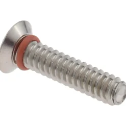 #4-40, 1/2" OAL, Flat Head, #1 Phillips Self Sealing Machine Screw