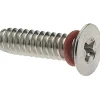#6-32, 1/2" OAL, Flat Head, #1 Phillips Self Sealing Machine Screw