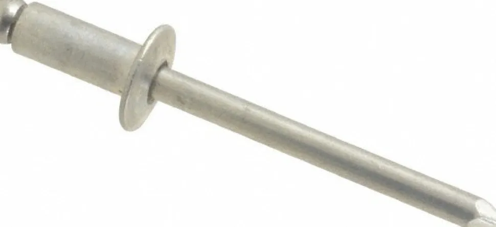 Open End Blind Rivet: Button Head, Aluminum Body, Aluminum Mandrel
