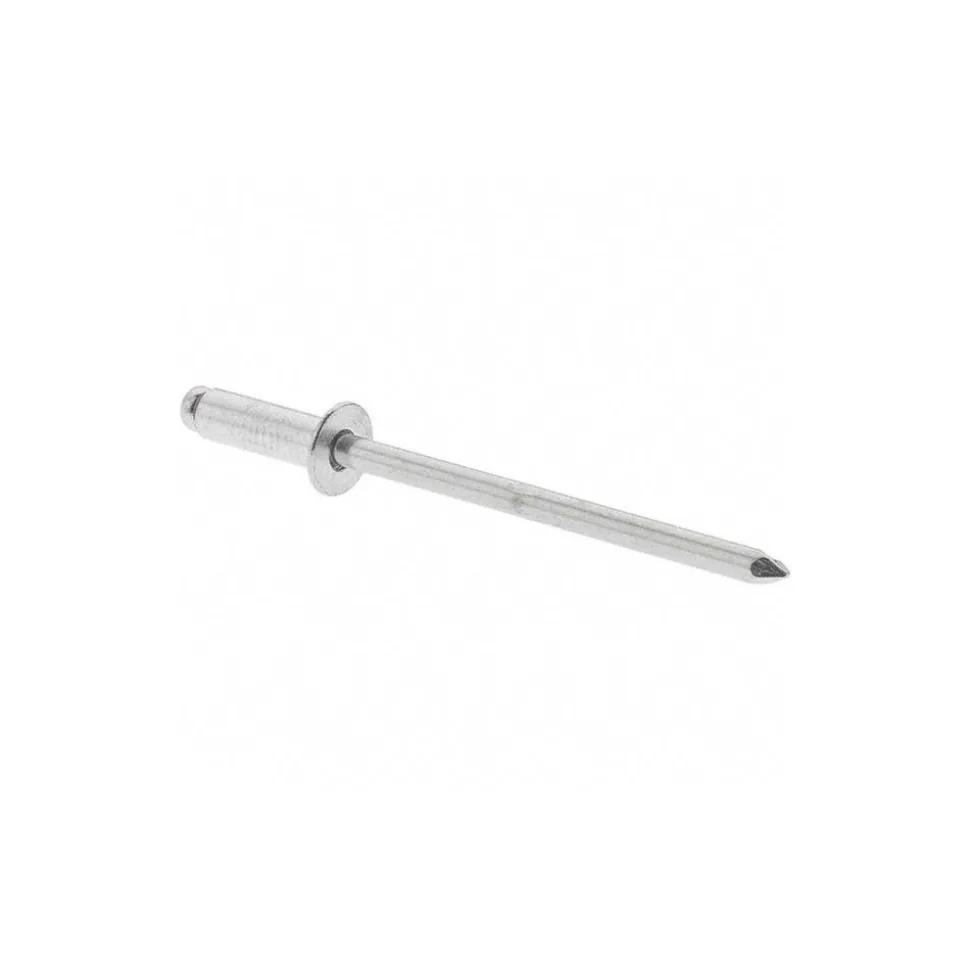 Open End Blind Rivet: Countersunk Head, Aluminum Body, Aluminum Mandrel