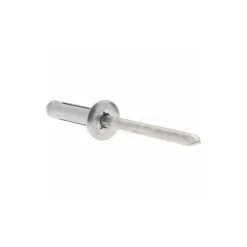Open End Blind Rivet: Dome Head, Aluminum Body, Aluminum Mandrel