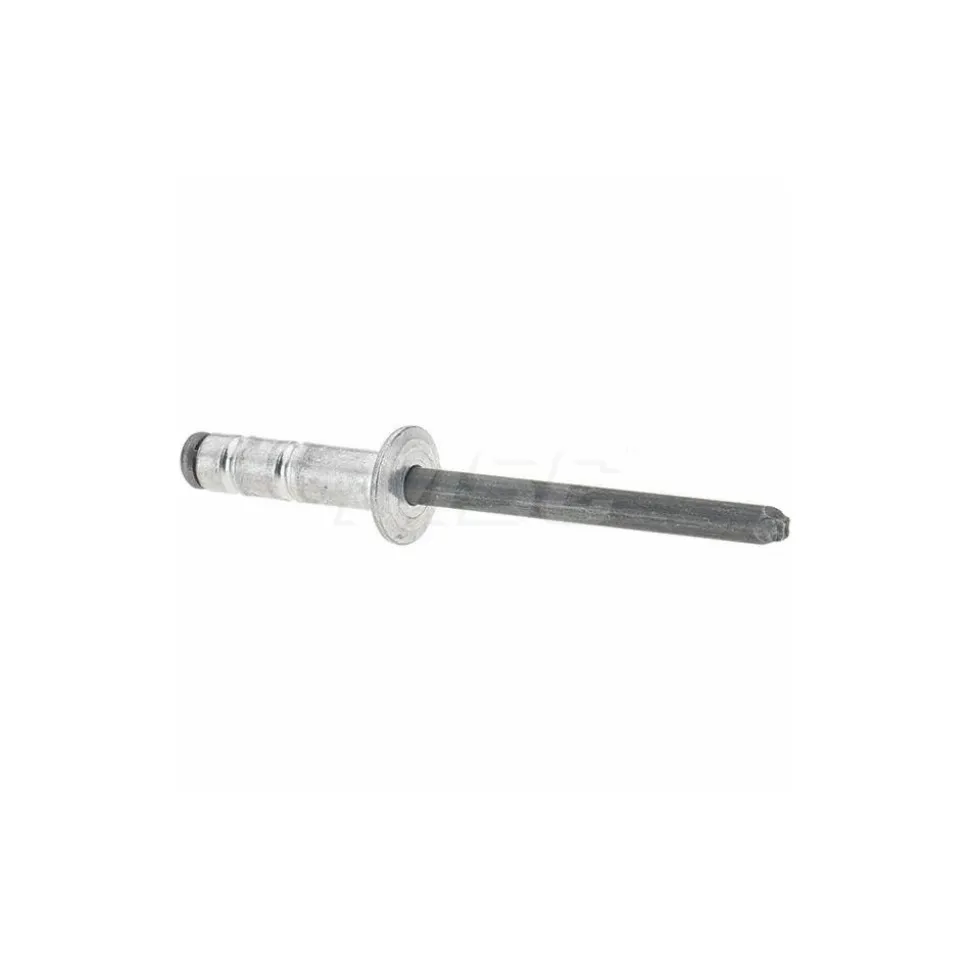Open End Blind Rivet: Dome Head, Aluminum Body, Steel Mandrel