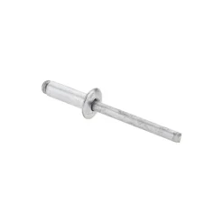 Open End Blind Rivet: Size 66, Dome Head, Aluminum Body, Aluminum Mandrel