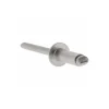 Open End Blind Rivet: Size 66, Dome Head, Stainless Steel Body, Stainless Steel Mandrel