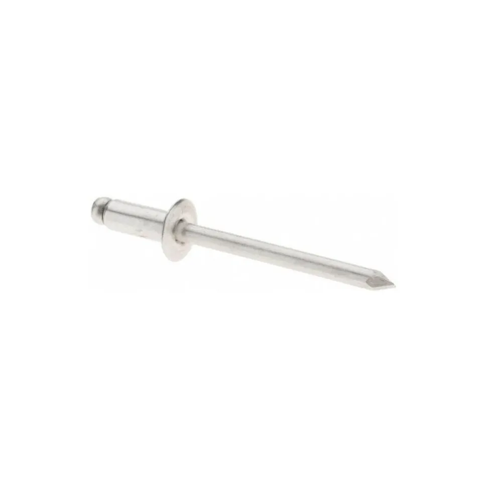 Open End Blind Rivet: Size 54, Dome Head, Aluminum Body, Aluminum Mandrel