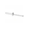 Open End Blind Rivet: Size 610, Dome Head, Aluminum Body, Aluminum Mandrel