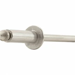 Open End Blind Rivet: Size 3, Dome Head, Aluminum Body, Aluminum Mandrel