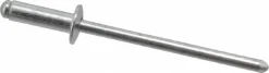 Open End Blind Rivet: Size 44, Dome Head, Aluminum Body, Aluminum Mandrel
