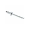 Open End Blind Rivet: Size 64, Dome Head, Steel Body, Steel Mandrel