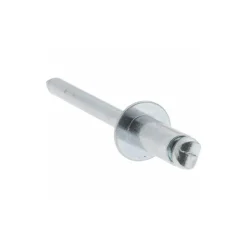 Open End Blind Rivet: Size 64, Dome Head, Steel Body, Steel Mandrel