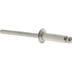 Open End Blind Rivet: Size 68, Dome Head, Stainless Steel Body, Stainless Steel Mandrel