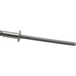 Open End Blind Rivet: Size 42, Dome Head, Stainless Steel Body, Stainless Steel Mandrel