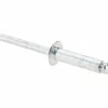 Open End Blind Rivet: Size 812, Dome Head, Aluminum Body, Aluminum Mandrel